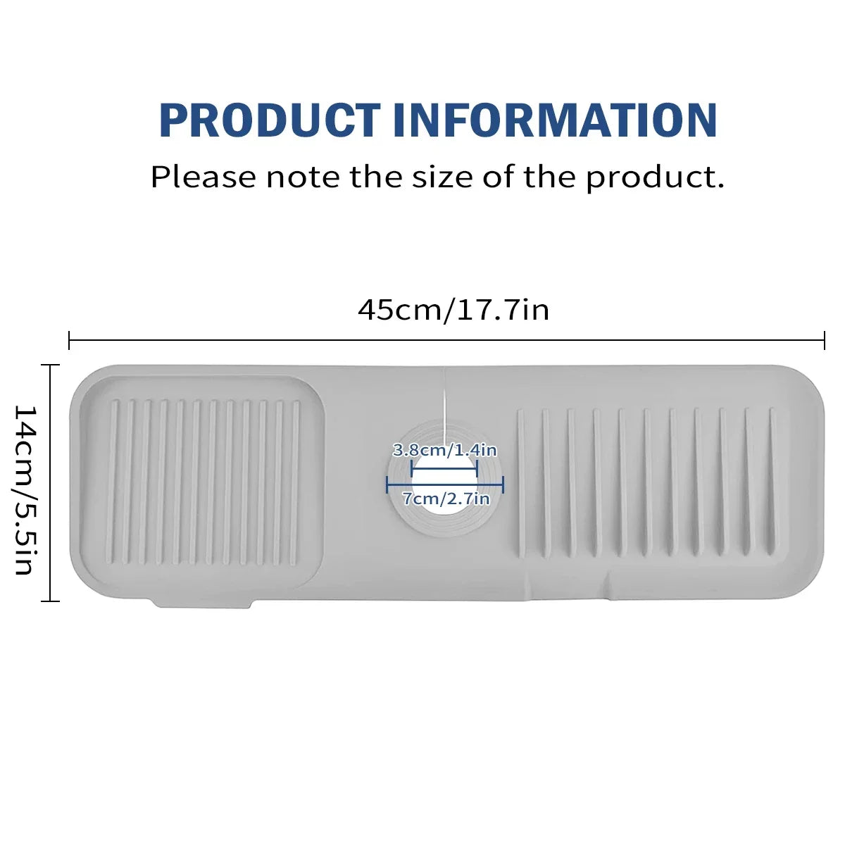 SilicDrain - ¡Almohadilla de Silicona para llave de Cocina!