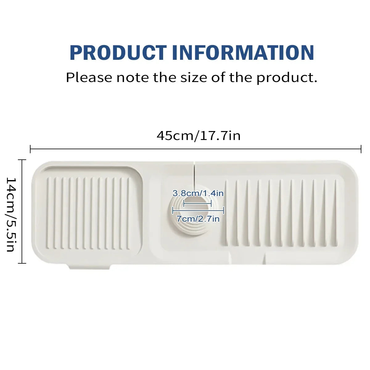 SilicDrain - ¡Almohadilla de Silicona para llave de Cocina!